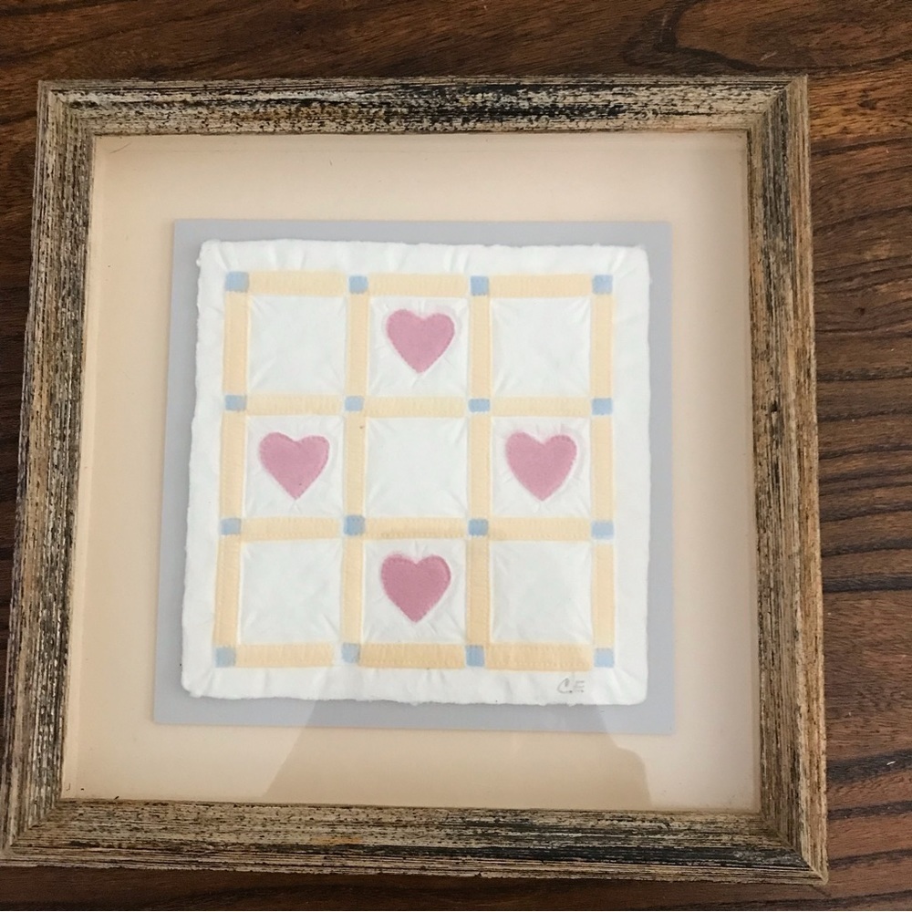 ▪️VINTAGE Set of 2 Quilt Shadowbox Art - Picture 10 of 13